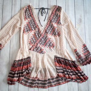 Free People- BOHO Sheer Dress/ Blouse in like new condition.